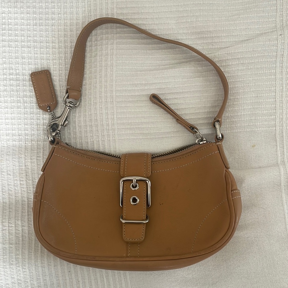 Tan Coach Purse (Small)